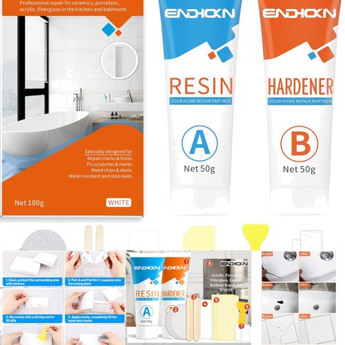 Effortless white enamel repair - effortless,