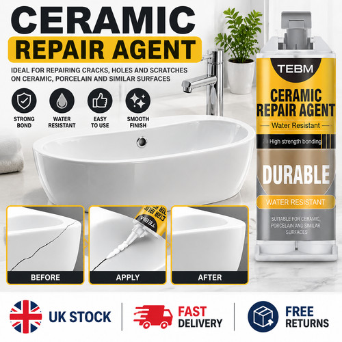 Ceramic repair paste white - ceramic,