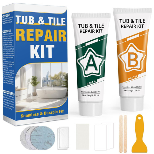 Tile repair kit - kit, (white)