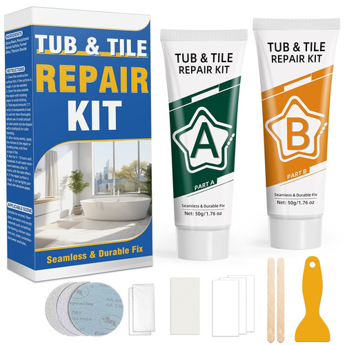 Tile bath repair kit - tile,