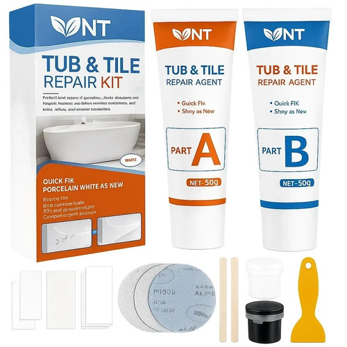 Tub tile repair - repair, bath