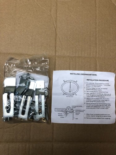 Undermount sink clamps - undermount,