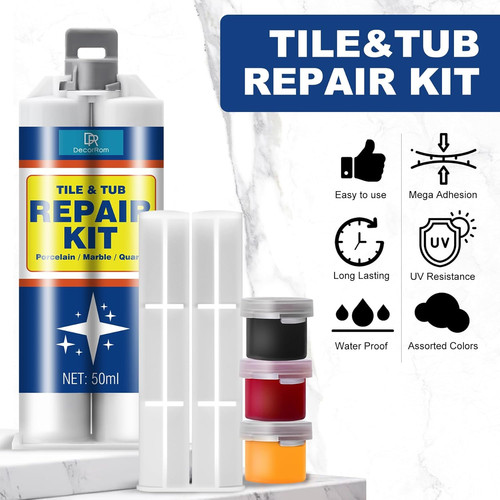 Tile repair kit fast drying - tile,