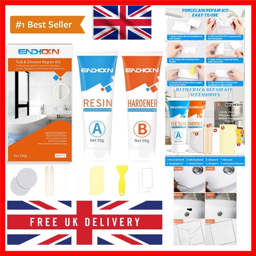 Bath repair kit - kit, enamel
