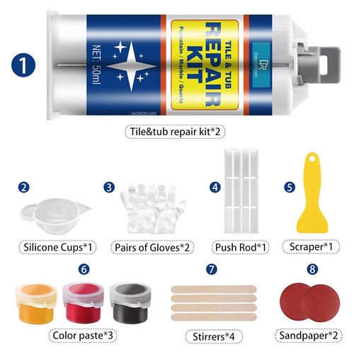 Tile repair kit fast - repair,