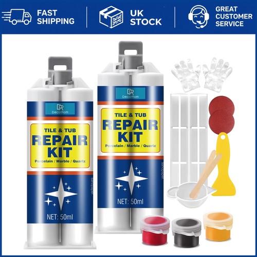 Fast drying tile repair kit - tile,