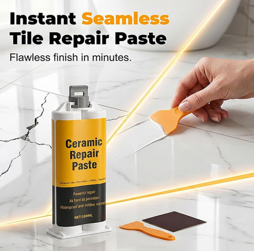 Twin tube ceramic tile repair - ceramic,